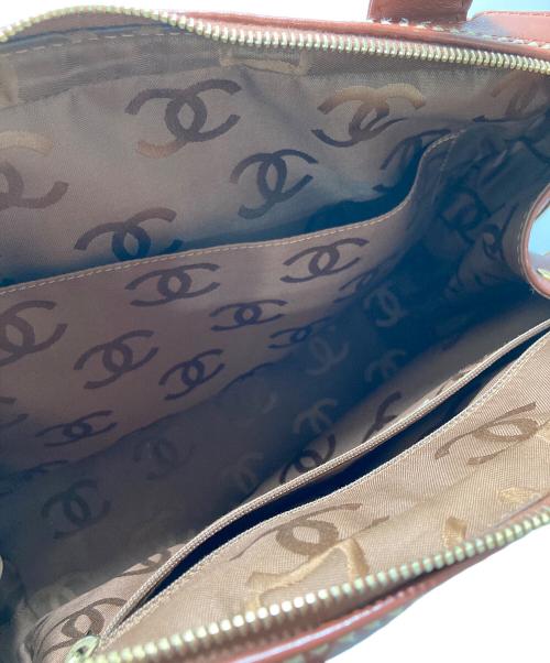 CHANEL（シャネル）CHANEL (シャネル) ワイルドステッチココマークハンドバッグ　A14692 ブラウンの古着・服飾アイテム