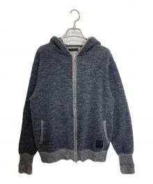 stussy（ステューシー）の古着「ニットパーカー」｜ネイビー