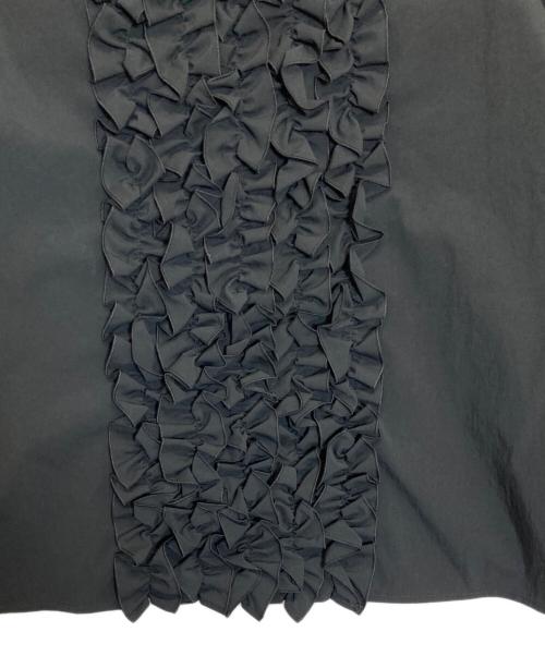 UNITED ARROWS TOKYO（ユナイテッドアローズトウキョウ）UNITED ARROWS TOKYO (ユナイテッドアローズトウキョウ) フリルブラウス/リッチフリル ブラウス ブラック サイズ:FREEの古着・服飾アイテム