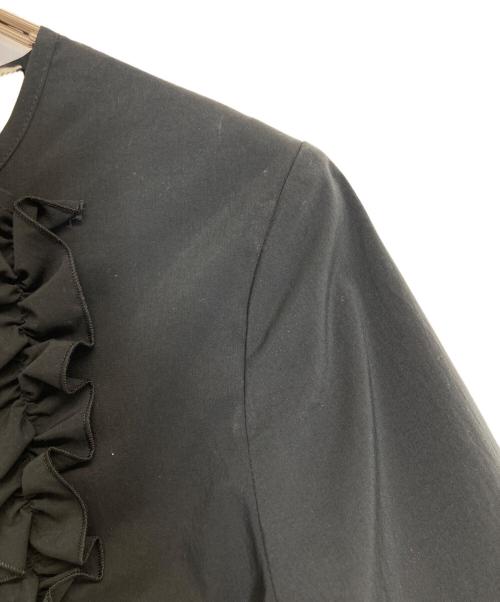 UNITED ARROWS TOKYO（ユナイテッドアローズトウキョウ）UNITED ARROWS TOKYO (ユナイテッドアローズトウキョウ) フリルブラウス/リッチフリル ブラウス ブラック サイズ:FREEの古着・服飾アイテム