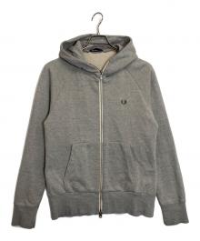 FRED PERRY（フレッドペリー）の古着「Loop Back Zip Hoodie」｜グレー