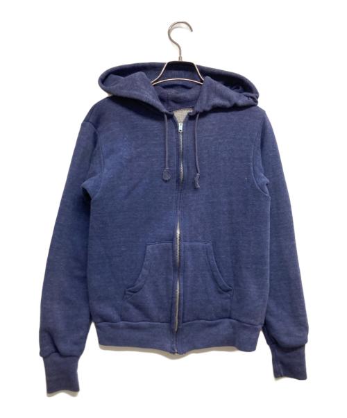USED（ユーズド）USED (ユーズド) 裏地サーマルジップパーカー ネイビー サイズ:Sの古着・服飾アイテム