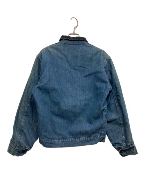 Sears（シアーズ）Sears (シアーズ) 裏地ブランケットデニムカバーオール インディゴ サイズ:34-36の古着・服飾アイテム