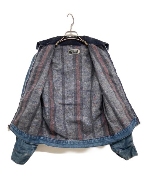 Sears（シアーズ）Sears (シアーズ) 裏地ブランケットデニムカバーオール インディゴ サイズ:34-36の古着・服飾アイテム