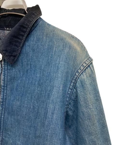 Sears（シアーズ）Sears (シアーズ) 裏地ブランケットデニムカバーオール インディゴ サイズ:34-36の古着・服飾アイテム