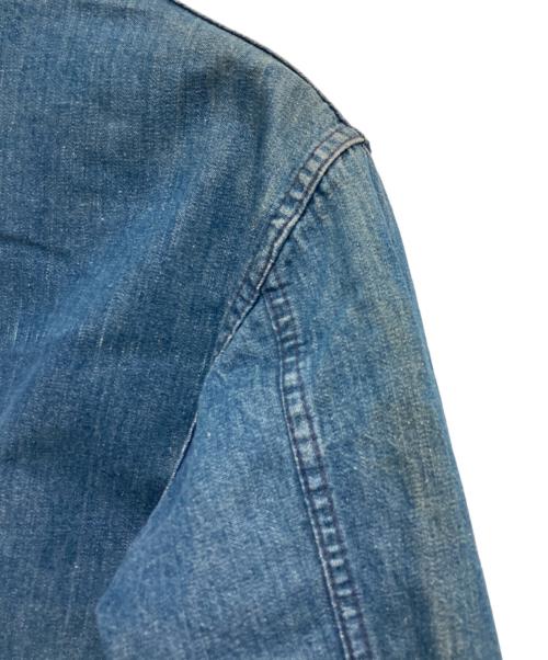 Sears（シアーズ）Sears (シアーズ) 裏地ブランケットデニムカバーオール インディゴ サイズ:34-36の古着・服飾アイテム