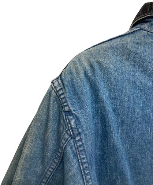 Sears（シアーズ）Sears (シアーズ) 裏地ブランケットデニムカバーオール インディゴ サイズ:34-36の古着・服飾アイテム
