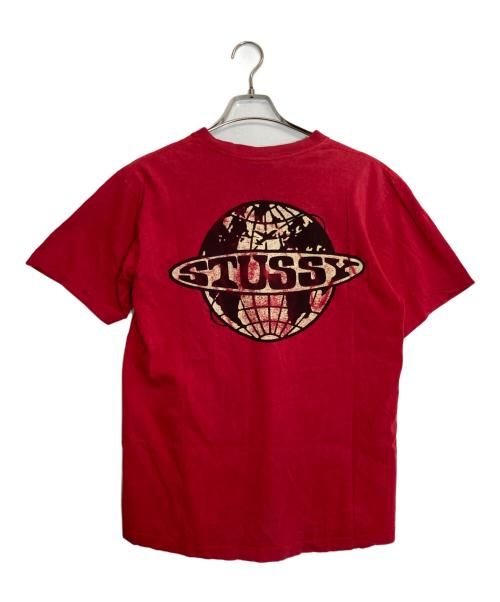 stussy（ステューシー）stussy (ステューシー) Tシャツ レッド サイズ:Lの古着・服飾アイテム