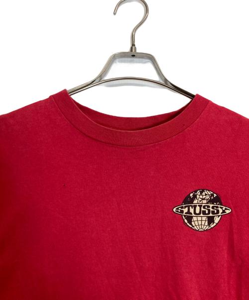 stussy（ステューシー）stussy (ステューシー) Tシャツ レッド サイズ:Lの古着・服飾アイテム