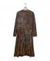 LEONARD FASHION (レオナールファッション) 総柄ワンピース ブラウン サイズ:L：18000円