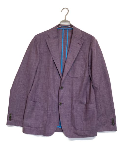 sacco（ザッコ）sacco (ザッコ) テーラードジャケット パープル サイズ:５０の古着・服飾アイテム