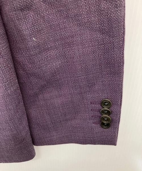 sacco（ザッコ）sacco (ザッコ) テーラードジャケット パープル サイズ:５０の古着・服飾アイテム