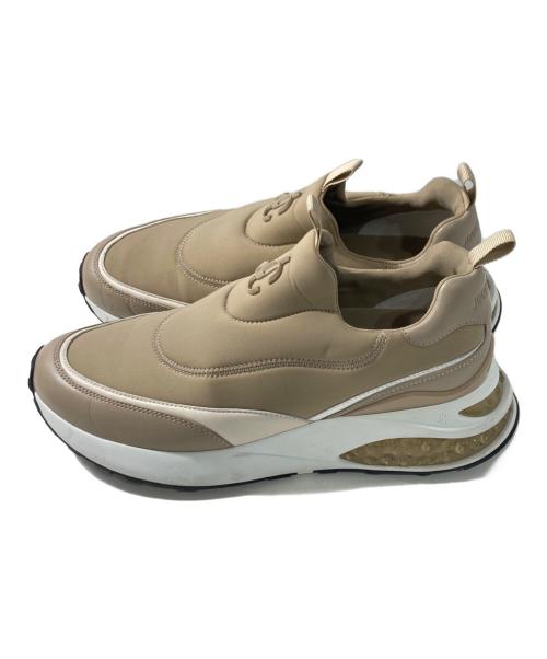 JIMMY CHOO（ジミーチュウ）JIMMY CHOO (ジミーチュウ) スリッポンスニーカー ブラウン サイズ:42の古着・服飾アイテム