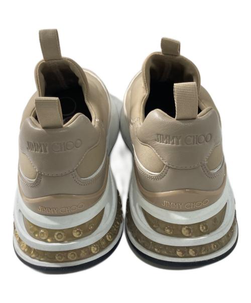 JIMMY CHOO（ジミーチュウ）JIMMY CHOO (ジミーチュウ) スリッポンスニーカー ブラウン サイズ:42の古着・服飾アイテム