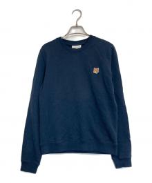 maison kitsune（メゾンキツネ）の古着「FOX HEAD PATCH SWEAT」｜ネイビー