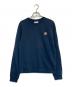 maison kitsune（メゾンキツネ）の古着「FOX HEAD PATCH SWEAT」｜ネイビー