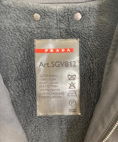 PRADA SPORTS（プラダスポーツ）PRADA SPORTS (プラダスポーツ) ライナー付き裏ボアコート ブラック サイズ:54の古着・服飾アイテム