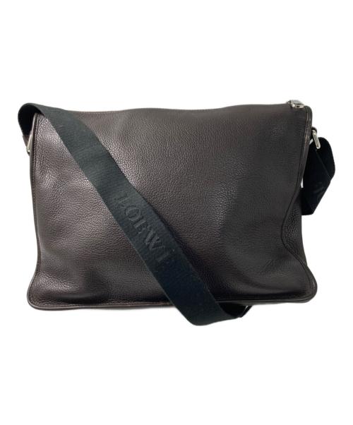 LOEWE（ロエベ）LOEWE (ロエベ) アナグラムショルダーバッグ ブラウンの古着・服飾アイテム