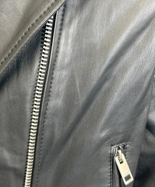 DIESEL（ディーゼル）DIESEL (ディーゼル) バイカーレザージャケット ブラック サイズ:Sの古着・服飾アイテム