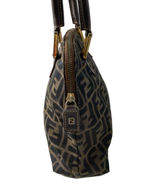 FENDI（フェンディ）FENDI (フェンディ) ズッカ柄ハンドバッグ ブラウンの古着・服飾アイテム