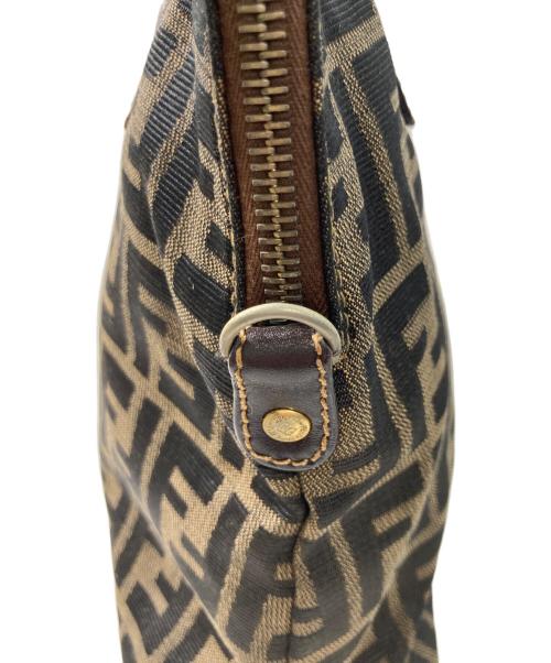 FENDI（フェンディ）FENDI (フェンディ) ズッカ柄ハンドバッグ ブラウンの古着・服飾アイテム
