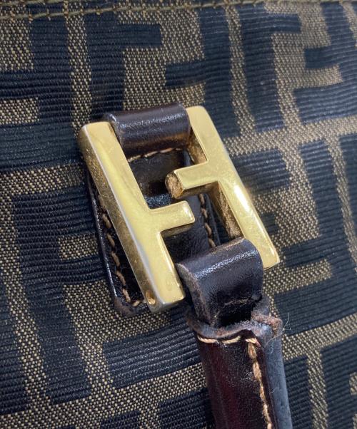 FENDI（フェンディ）FENDI (フェンディ) ズッカ柄ハンドバッグ ブラウンの古着・服飾アイテム