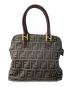 FENDI (フェンディ) ズッカ柄ハンドバッグ ブラウン：50000円