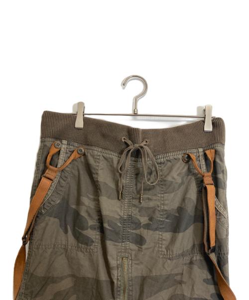 goa（ゴア）goa (ゴア) サスペンダー付きミリタリースカート オリーブ サイズ:FREEの古着・服飾アイテム