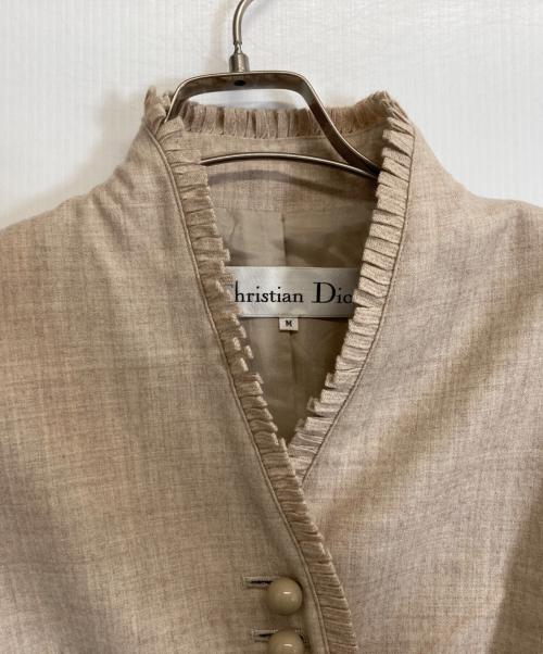 Christian Dior（クリスチャン ディオール）Christian Dior (クリスチャン ディオール) ジャケット ベージュ サイズ:Mの古着・服飾アイテム