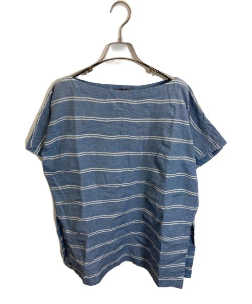 ISSEY MIYAKE（イッセイミヤケ）ISSEY MIYAKE (イッセイミヤケ) ブラウス スカイブルー サイズ:Mの古着・服飾アイテム