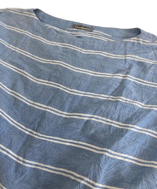 ISSEY MIYAKE（イッセイミヤケ）ISSEY MIYAKE (イッセイミヤケ) ブラウス スカイブルー サイズ:Mの古着・服飾アイテム