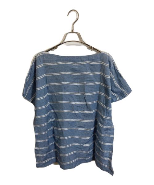 ISSEY MIYAKE（イッセイミヤケ）ISSEY MIYAKE (イッセイミヤケ) ブラウス スカイブルー サイズ:Mの古着・服飾アイテム