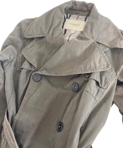 BURBERRY（バーバリー）BURBERRY (バーバリー) コート グリーン サイズ:4の古着・服飾アイテム