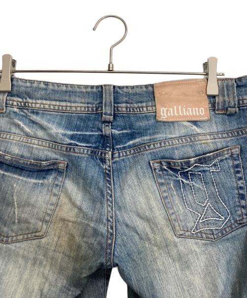 GALLIANO（ガリアーノ）GALLIANO (ガリアーノ) デニムパンツ インディゴ サイズ:W29の古着・服飾アイテム