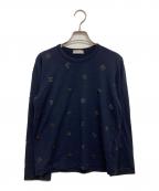 COMME des GARCONSコムデギャルソン）の古着「スパンコールニット」｜ネイビー