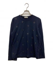 COMME des GARCONS（コムデギャルソン）の古着「スパンコールニット」｜ネイビー