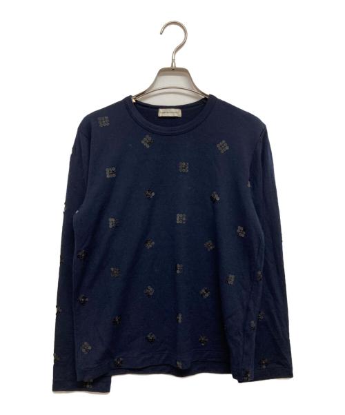 COMME des GARCONS（コムデギャルソン）COMME des GARCONS (コムデギャルソン) スパンコールニット ネイビー サイズ:-の古着・服飾アイテム