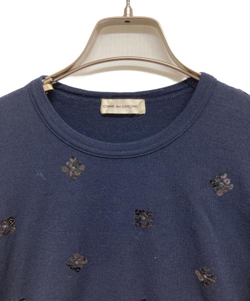 COMME des GARCONS（コムデギャルソン）COMME des GARCONS (コムデギャルソン) スパンコールニット ネイビー サイズ:-の古着・服飾アイテム