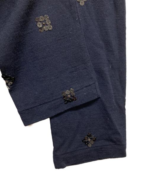 COMME des GARCONS（コムデギャルソン）COMME des GARCONS (コムデギャルソン) スパンコールニット ネイビー サイズ:-の古着・服飾アイテム