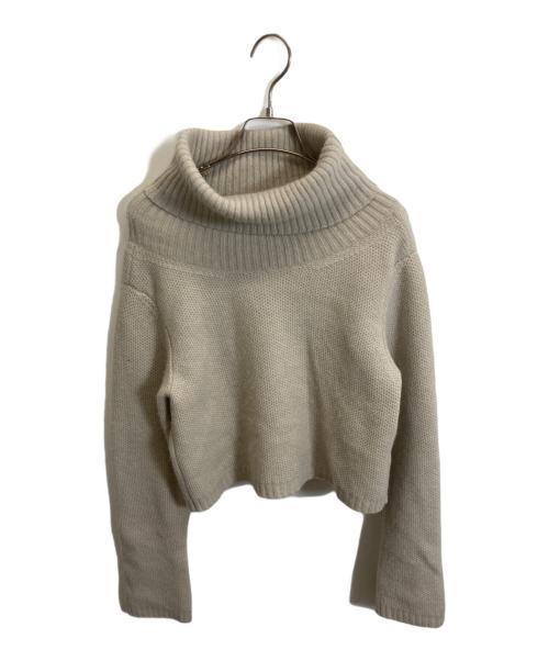 YOHJI YAMAMOTO（ヨウジヤマモト）YOHJI YAMAMOTO (ヨウジヤマモト) タートルネックニット ベージュ サイズ:2の古着・服飾アイテム