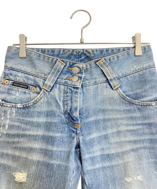 DOLCE & GABBANA（ドルチェ＆ガッバーナ）DOLCE & GABBANA (ドルチェ＆ガッバーナ) デニムパンツ インディゴ サイズ:38の古着・服飾アイテム