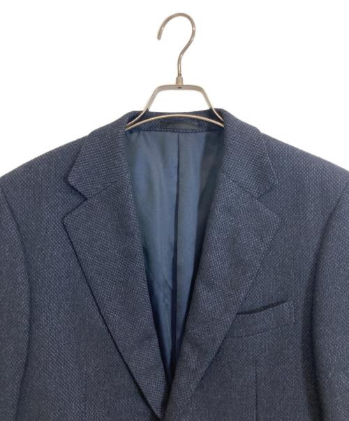 BURBERRY（バーバリー）BURBERRY (バーバリー) カシミヤテーラードジャケット ネイビー サイズ:-の古着・服飾アイテム