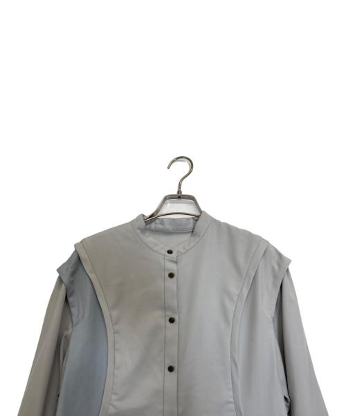 LE CIEL BLEU（ルシェルブルー）LE CIEL BLEU (ルシェルブルー) コクーンニットドレス グレー サイズ:38の古着・服飾アイテム