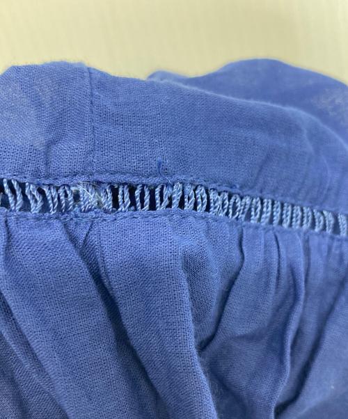 ne quittez pas（ヌキテパ）ne quittez pas (ヌキテパ) Cotton Voile Tiered Maxi Dress ブルー サイズ:ーの古着・服飾アイテム