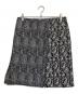 CELINE（セリーヌ）の古着「Textured Print Skirt」｜ブラック