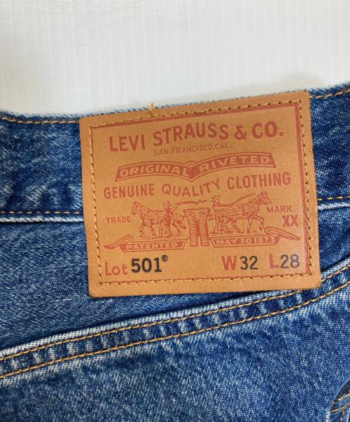 LEVI'S（リーバイス）LEVI'S (リーバイス) JOURNAL STANDARD (ジャーナルスタンダード) ペイント加工デニムパンツ インディゴ サイズ:W３２の古着・服飾アイテム