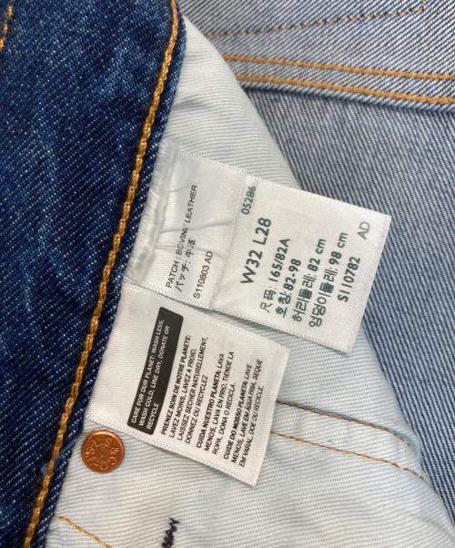 LEVI'S（リーバイス）LEVI'S (リーバイス) JOURNAL STANDARD (ジャーナルスタンダード) ペイント加工デニムパンツ インディゴ サイズ:W３２の古着・服飾アイテム