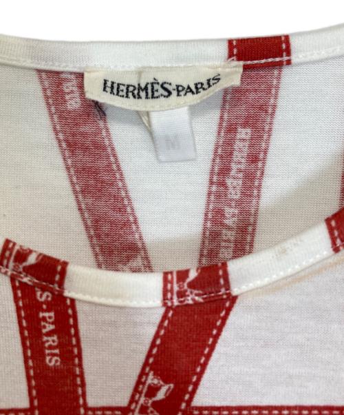 HERMES（エルメス）HERMES (エルメス) Tシャツ ホワイト サイズ:Mの古着・服飾アイテム