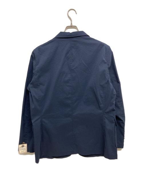 BEAMS PLUS（ビームスプラス）BEAMS PLUS (ビームスプラス) 3B Shirt Jacket COOLMAX (R) Seersucker ネイビー サイズ:XLの古着・服飾アイテム