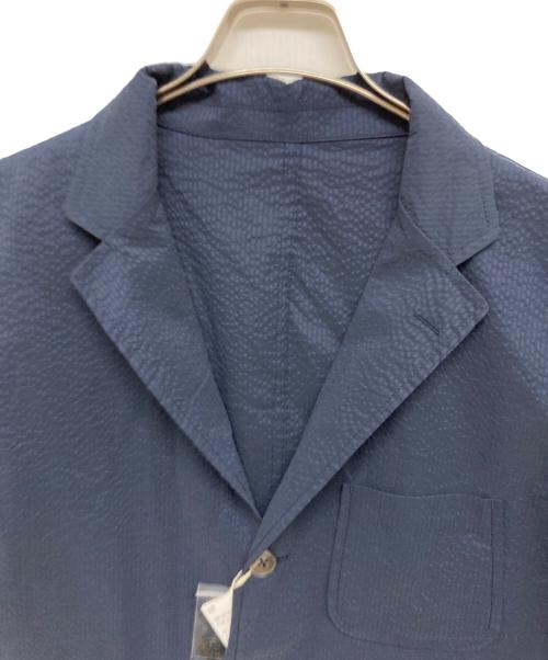 BEAMS PLUS（ビームスプラス）BEAMS PLUS (ビームスプラス) 3B Shirt Jacket COOLMAX (R) Seersucker ネイビー サイズ:XLの古着・服飾アイテム